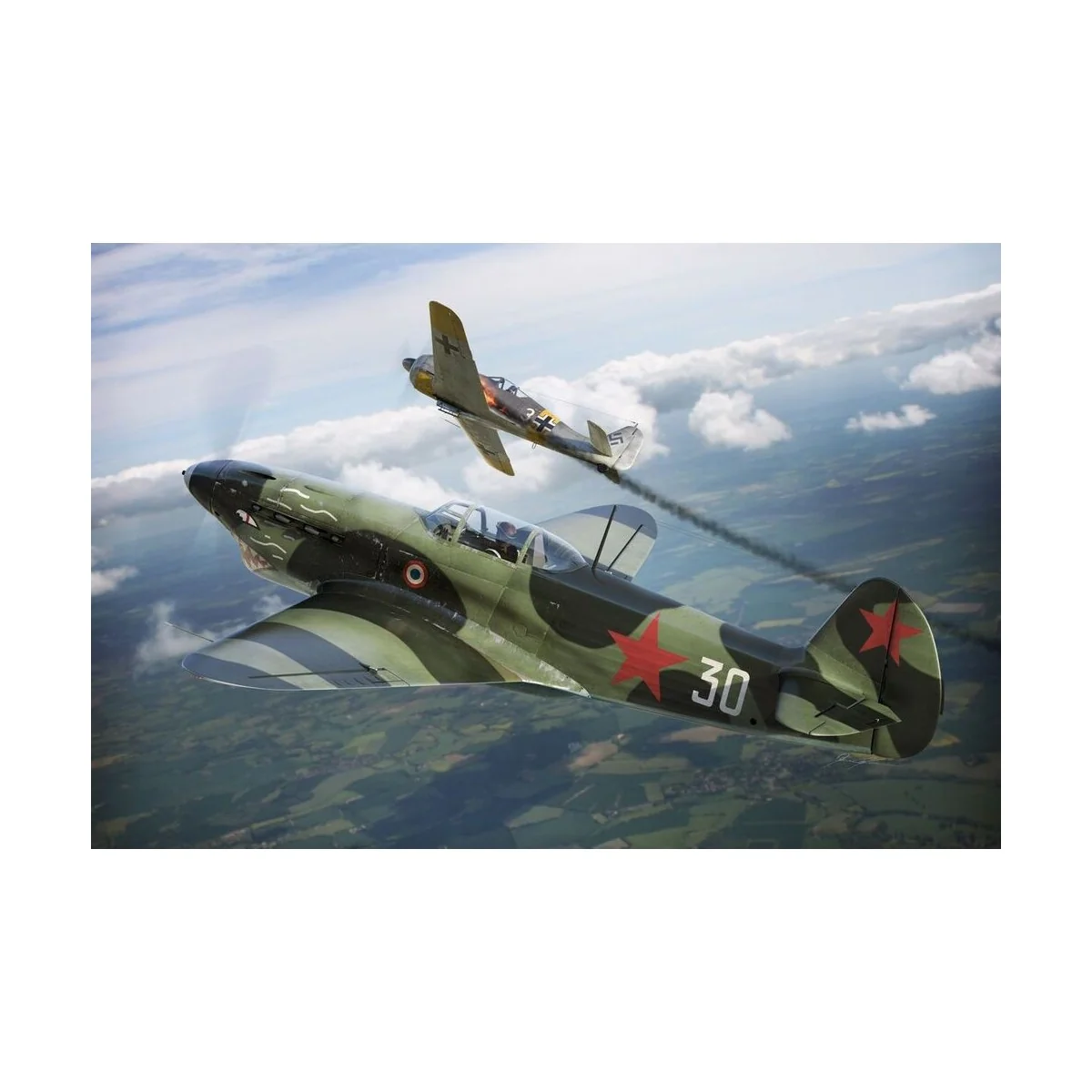 Yak 1b GC-3 Normandie, 1/72 - Brengun BRP72042