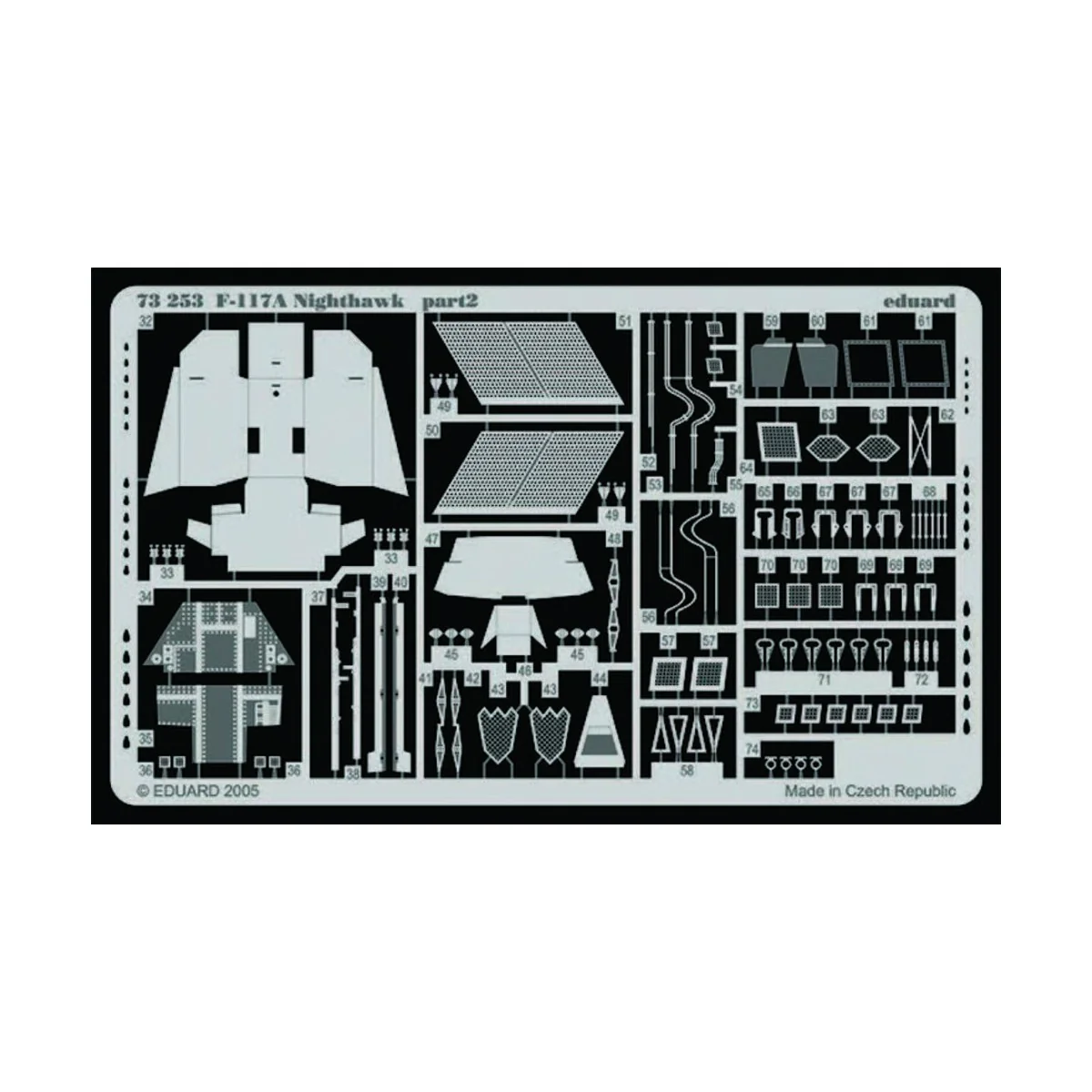 F-117 A Nighthawk, 1/72 - Eduard Accessories 73253