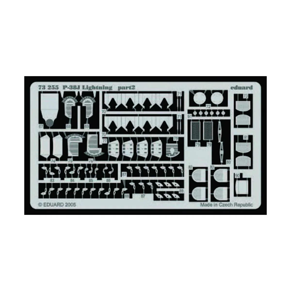 P-38J Lightning - Eduard Accessories 73255