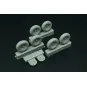 P-47N Wheels (3 type of pattern), 1/72 - Brengun BRL72214