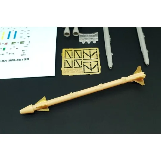AIM-9X Sidewinder (2pcs), 1/48 - Brengun BRL48133