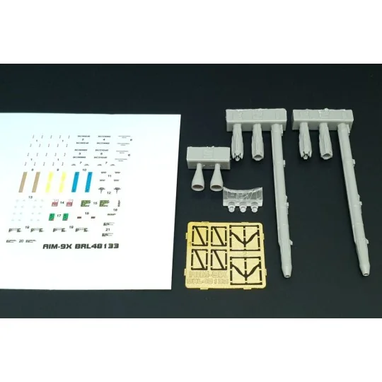 AIM-9X Sidewinder (2pcs), 1/48 - Brengun BRL48133