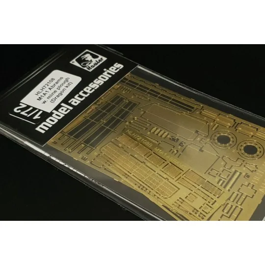 M1A1 Abrams w. mine plough (Dragon kit), 1/72 - Hauler HLH72108