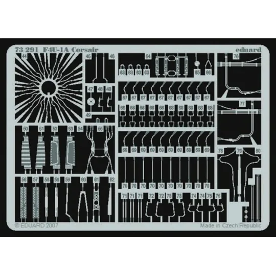 F4U-1A Corsair Für Tamiya Bausatz - Eduard Accessories 73291