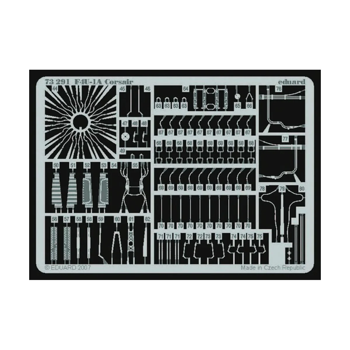 F4U-1A Corsair Für Tamiya Bausatz - Eduard Accessories 73291