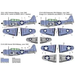 SBD-3 Dauntless MIDWAY, 1/144 - Brengun BRP144014 2