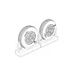 F4U Corsair Ribbed Thread Wheels set, 1/72 - Brengun BRL72219