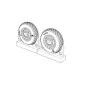 F4U Corsair Cross Thread Wheels set, 1/72 - Brengun BRL72221