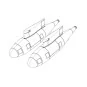 Refueling pod KC-130J (2pcs), 1/72 - Brengun BRL72223
