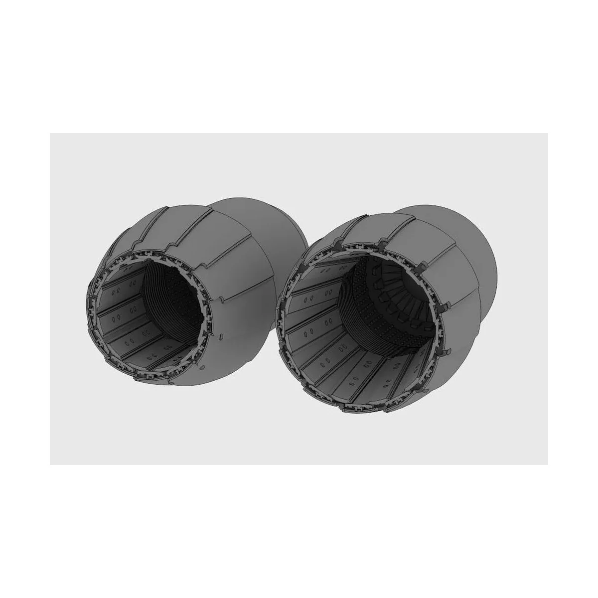 F/A-18 A/B/C/D Hornet GE F404 engine nozzle (Kinetic kit), 1/48 - B...
