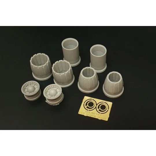 F/A-18 A/B/C/D Hornet GE F404 engine nozzle (Kinetic kit), 1/48 - B...