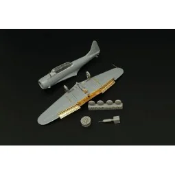 SBD-3 Dauntless Exterior (BRENGUN kit), 1/144 - Brengun BRL144166 2