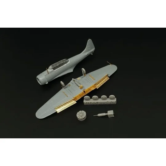 SBD-3 Dauntless Exterior (BRENGUN kit), 1/144 - Brengun BRL144166
