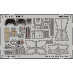 Yak-3for Zvezda - Eduard Accessories 73411
