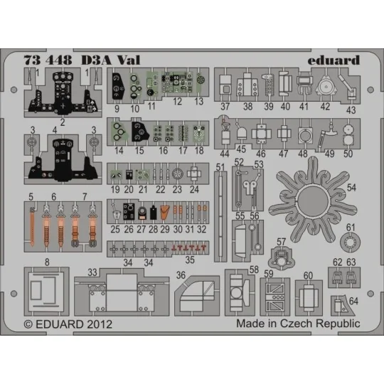 D3A Val for Cyber Hobby, 1/72 - Eduard Accessories 73448