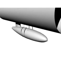 F6F Fuel tank, 1/72 - Brengun BRL72225