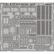 B-17F front interior for Revell - Eduard Accessories 73461