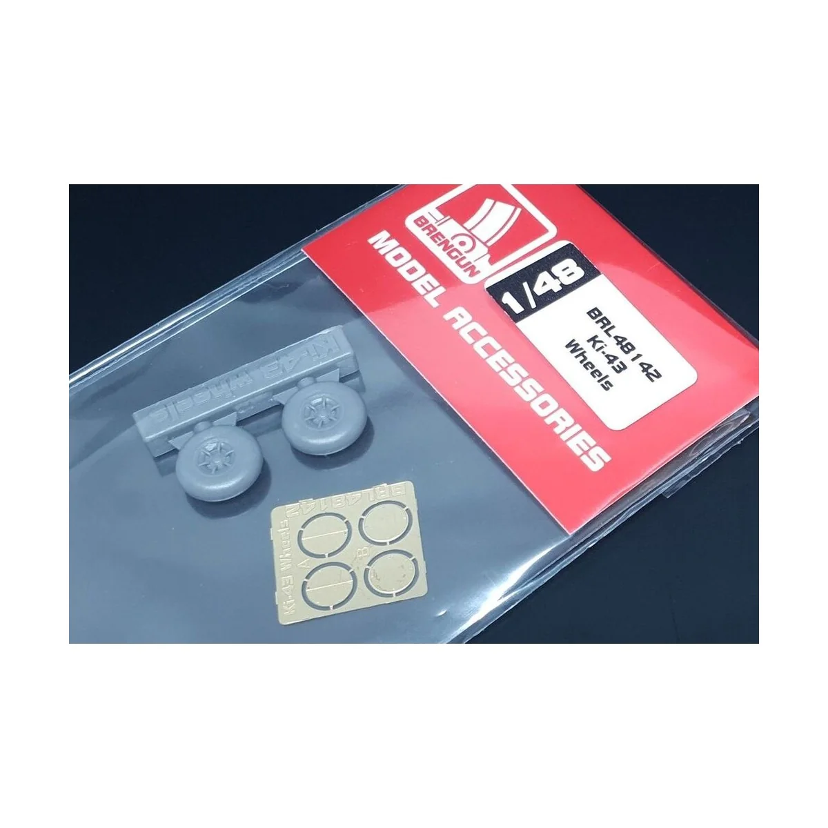 Ki-43 Wheels, 1/48 - Brengun BRL48142