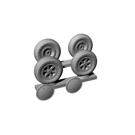 SBD Dauntless Wheels, 1/48 - Brengun BRL48143