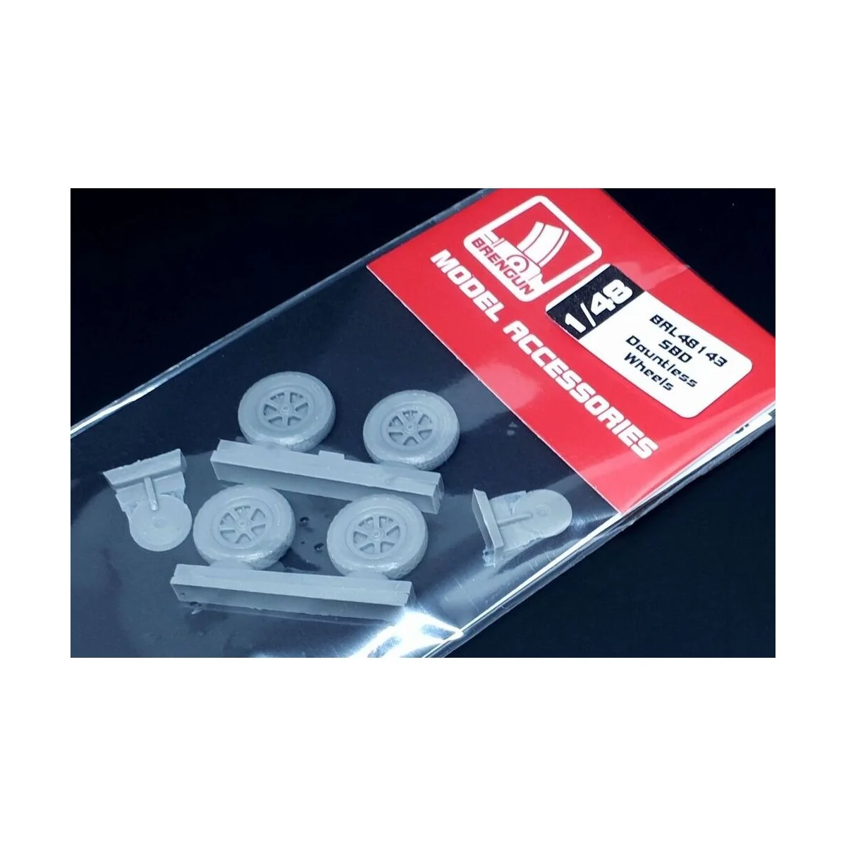 SBD Dauntless Wheels, 1/48 - Brengun BRL48143