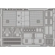 B-17F rear interior for Revell, 1/72 - Eduard Accessories 73462