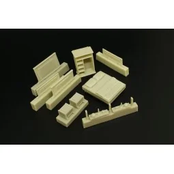 Bedroom furniture, 1/72 - Hauler HLH72119 2