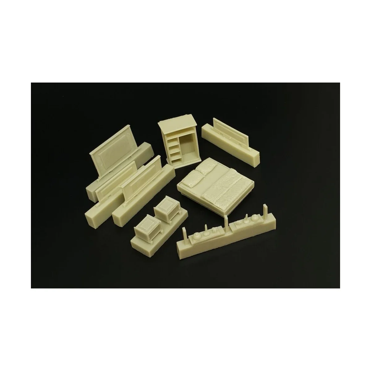 Bedroom furniture, 1/72 - Hauler HLH72119