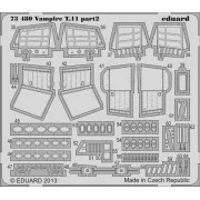 Vampire T.11 for Airfix, 1/72 - Eduard Accessories 73480