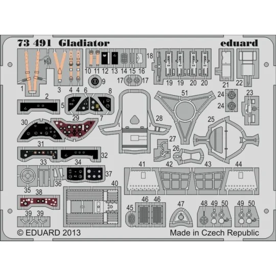 Gladiator for Airfix - Eduard Accessories 73491
