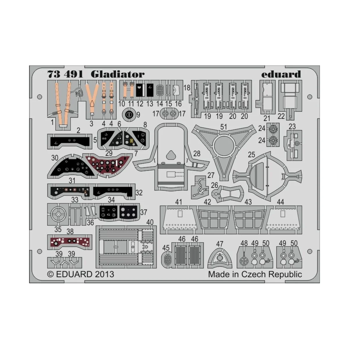 Gladiator for Airfix - Eduard Accessories 73491