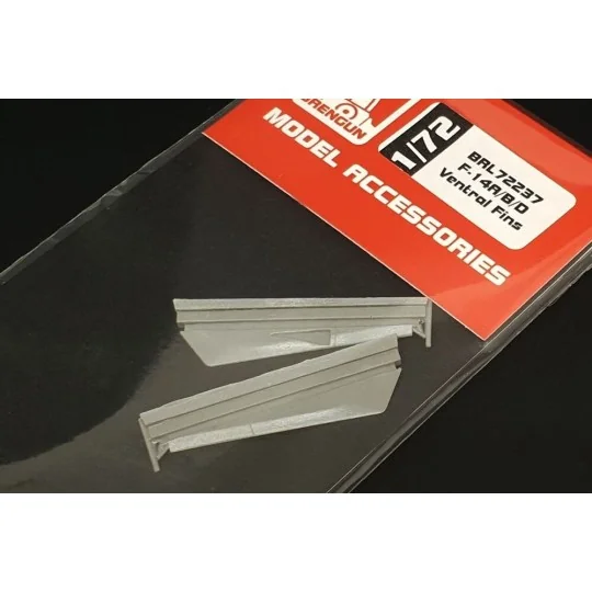 F-14ABD Ventral Fins, 1/72 - Brengun BRL72237