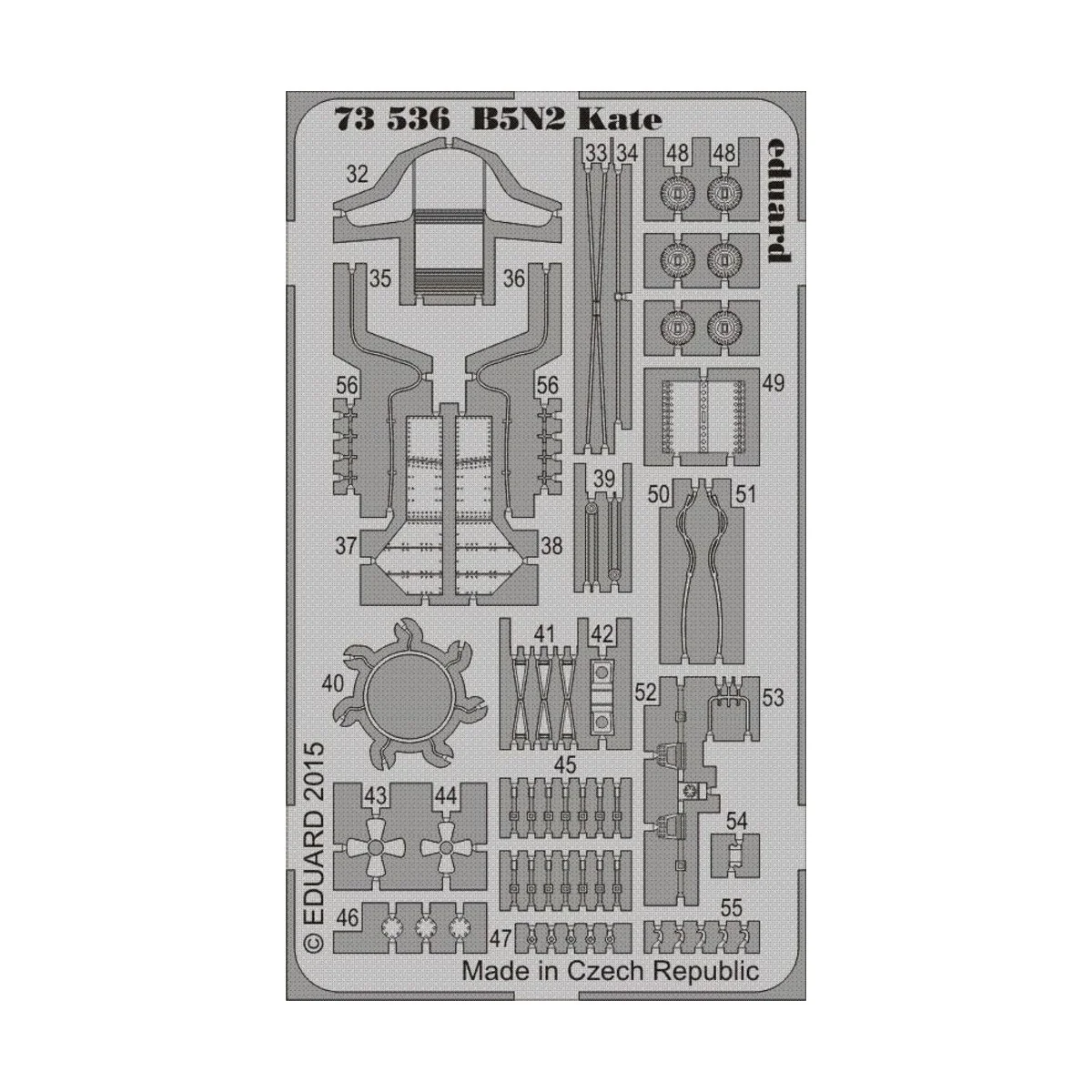 B5N2 Kate for Airfix, 1/72 - Eduard Accessories 73536