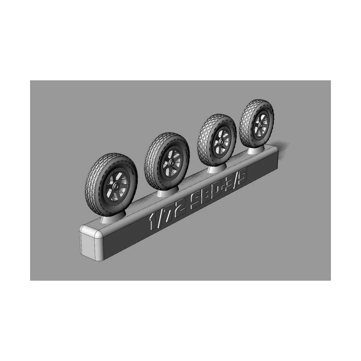 SBD Dauntless Wheels, 1/72 - Brengun BRL72239