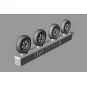 SBD Dauntless Wheels, 1/72 - Brengun BRL72239