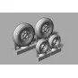 F-14D Tomcat Wheels set, 1/72 - Brengun BRL72238