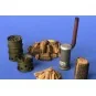 Stove and barrel brazier, 1/48 - Hauler HLX48401