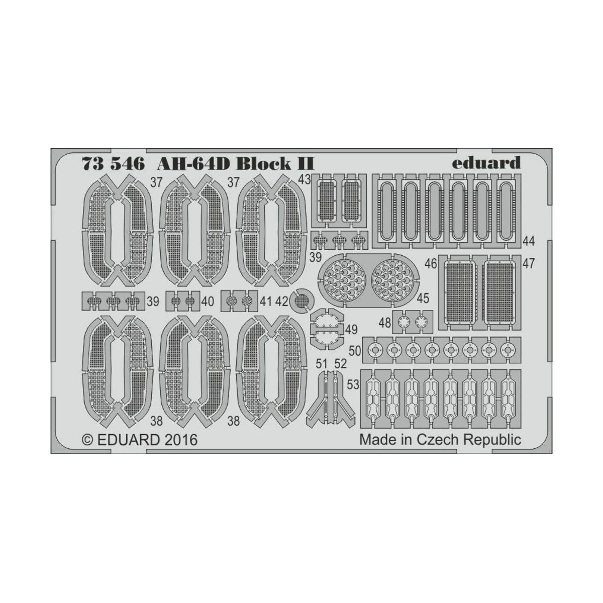 AH-64D Block II for Academy, 1/72 - Eduard Accessories 73546