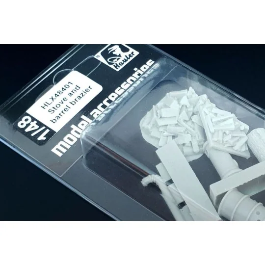Stove and barrel brazier, 1/48 - Hauler HLX48401