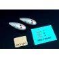 US WWII 75 gal fuel tank (2pcs), 1/72 - Brengun BRL72242