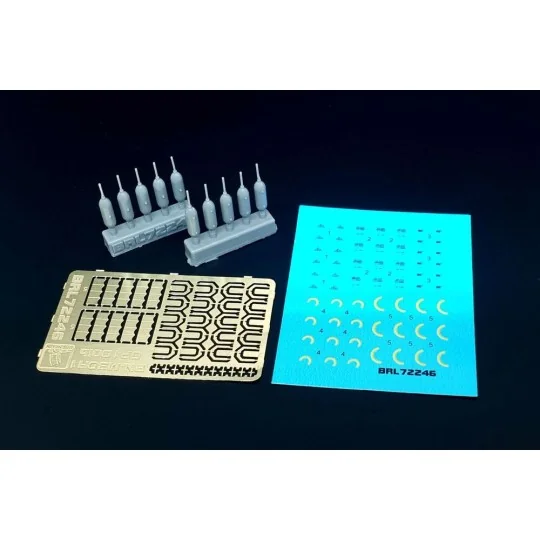 US GP 100lb AN-M30A1 bombs (10pcs), 1/72 - Brengun BRL72246