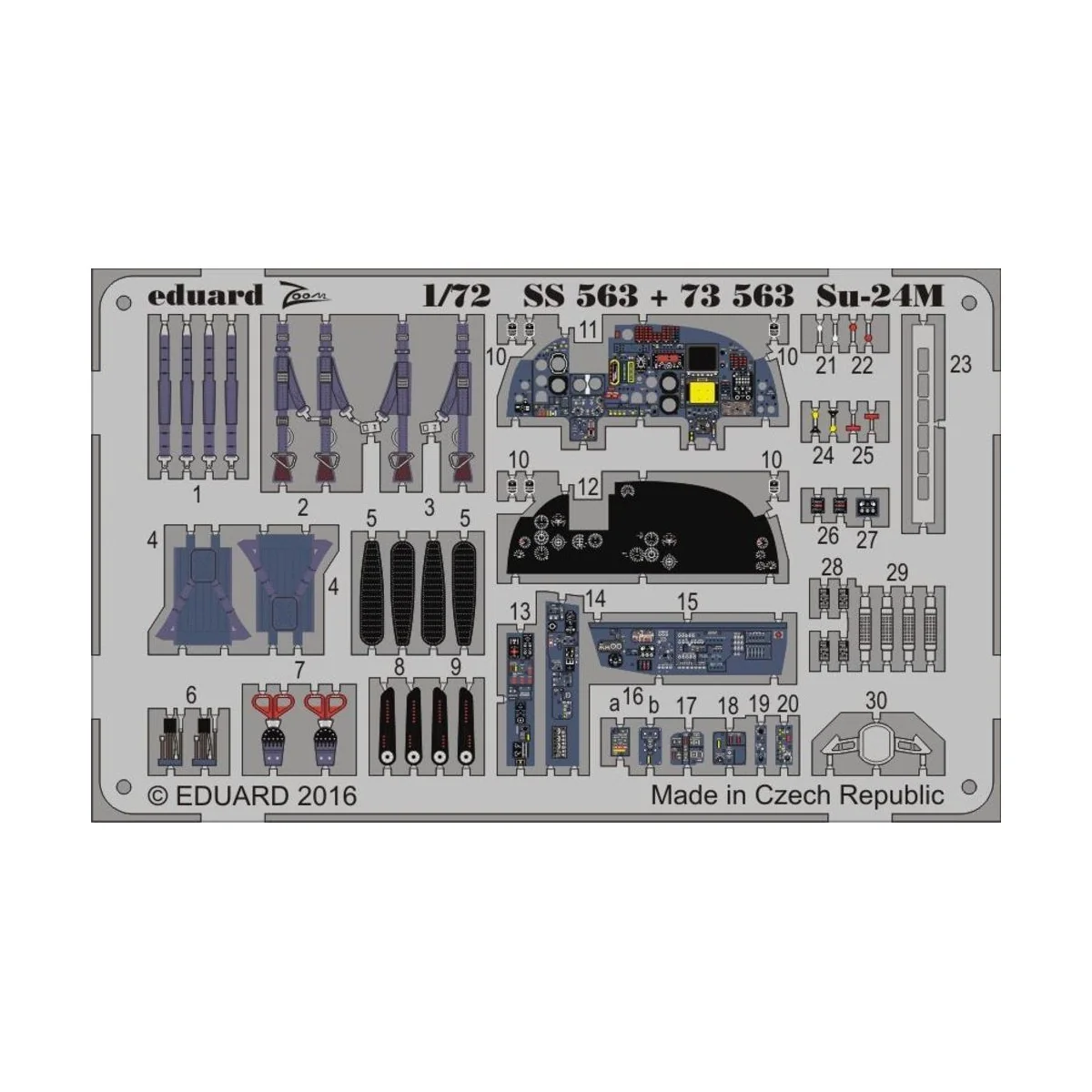 Su-24M for Trumpeter, 1/72 - Eduard Accessories 73563