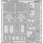B-17G cockpit interior for Airfix, 1/72 - Eduard Accessories 73567