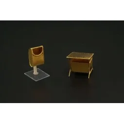 Street garbage bin (5pcs), 1/87 - Hauler HLR87208