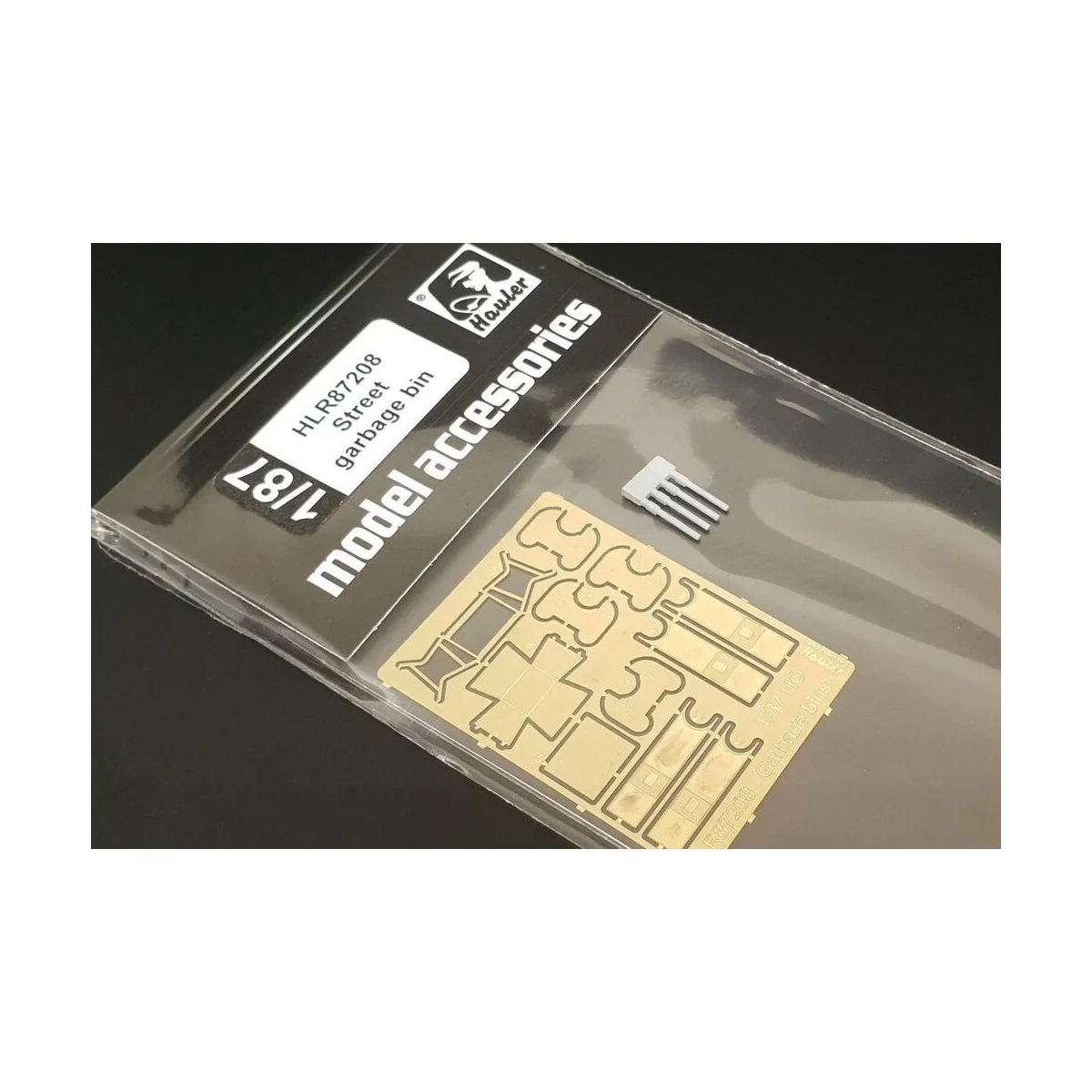 Street garbage bin (5pcs), 1/87 - Hauler HLR87208
