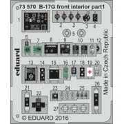 B-17G front interior for Airfix, 1/72 - Eduard Accessories 73570