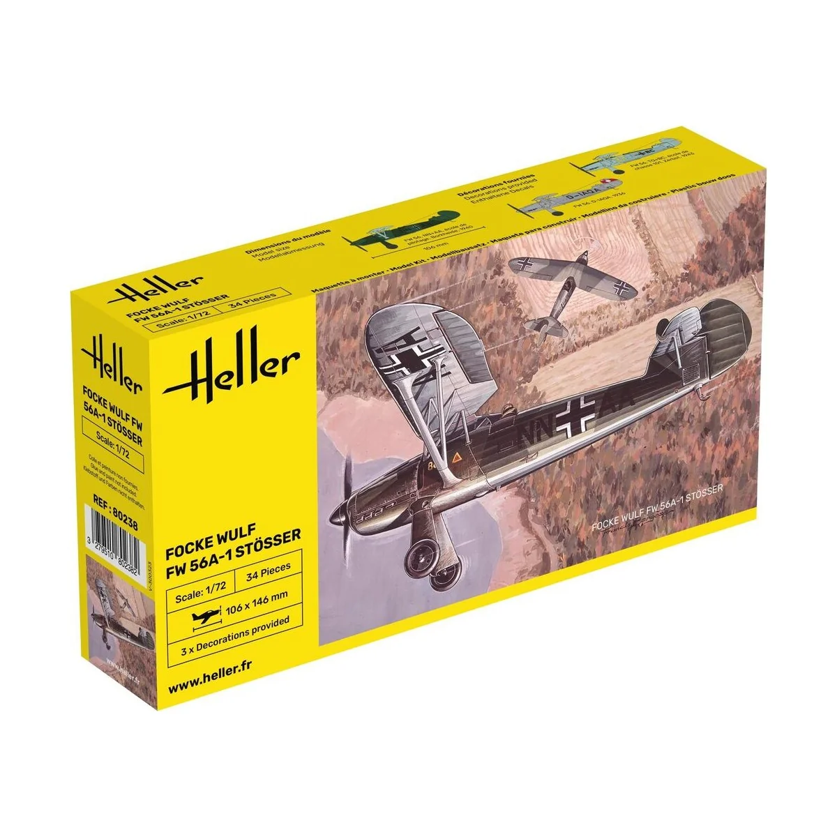 Focke Wulf FW 56A-1 Stösser, 1/72 - Heller 80238