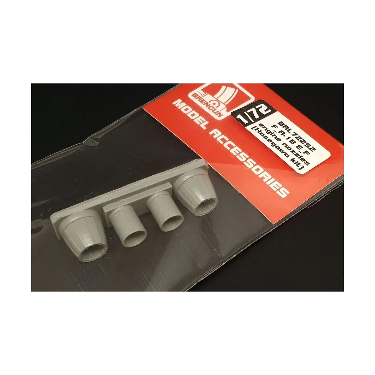 F_A-18 E_F engine nozzles (Hasegawa kit), 1/72 - Brengun BRL72252