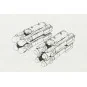AGM-114 Hellfire (8pcs 2 racks), 1/48 - Brengun BRL48153