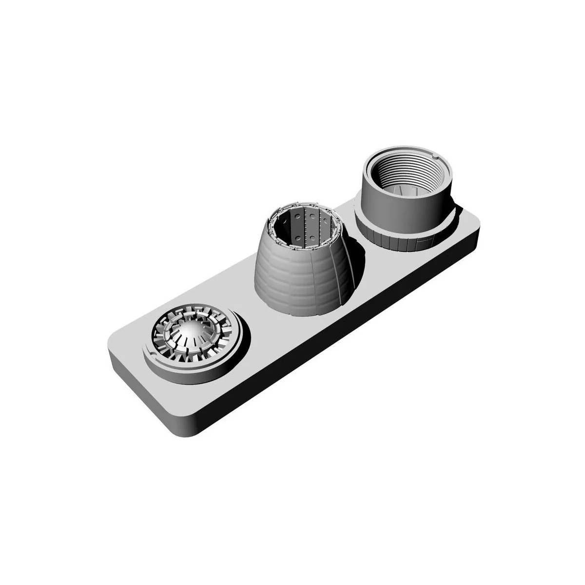 F/A-18 E/F engine nozzles set (Revell kit), 1/72 - Brengun BRL72258