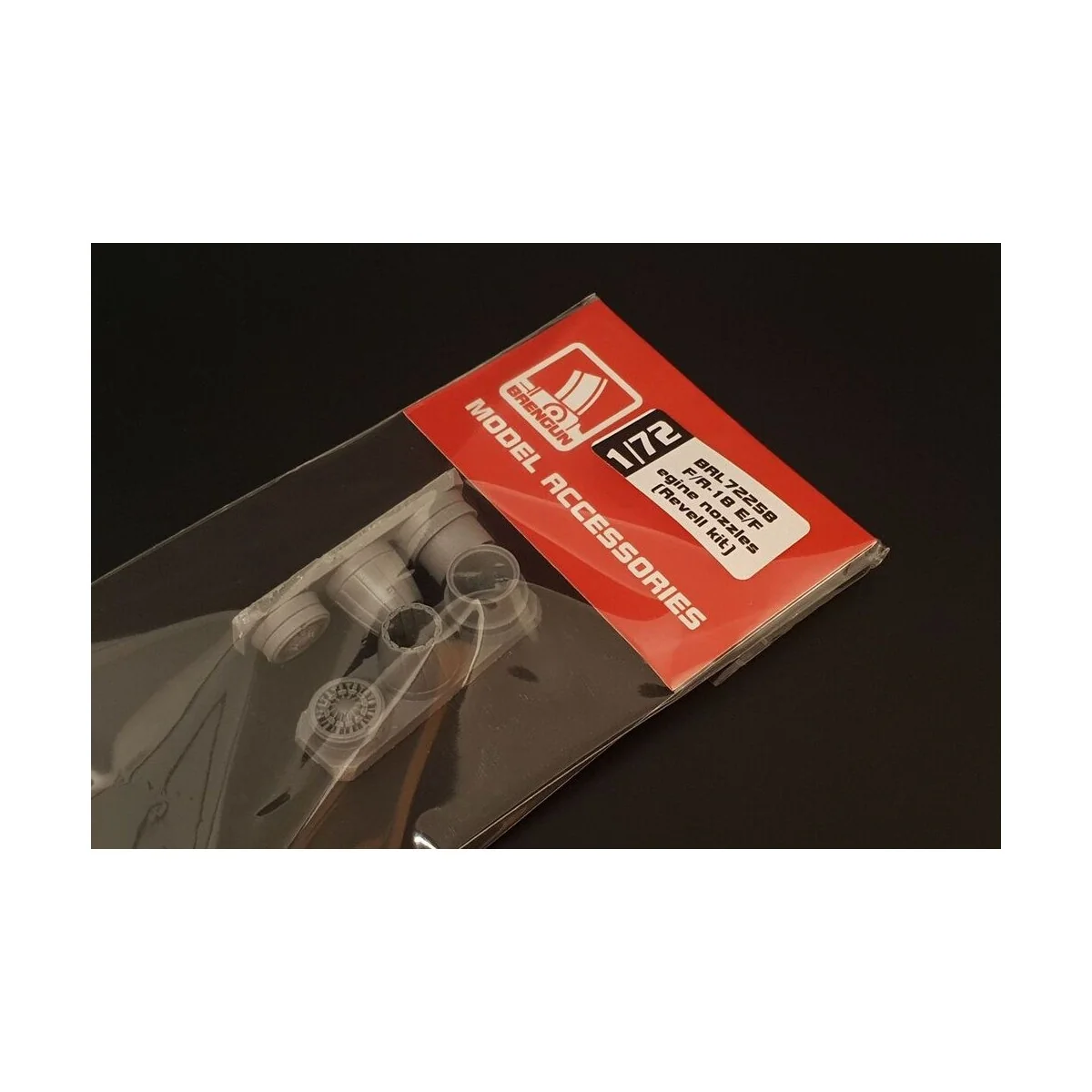 F/A-18 E/F engine nozzles set (Revell kit), 1/72 - Brengun BRL72258